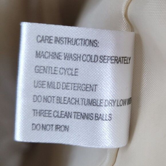 Giacca Gallery Parka Down Puffer Coat M Long Multi Pocket Tan Gorpcore - Picture 15 of 16